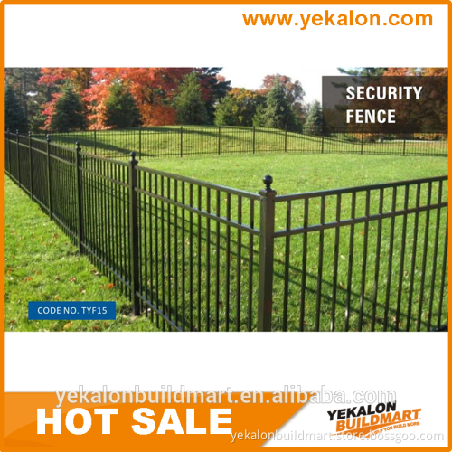 Yekalon 2016 Hot Sale Classical Security/Iron Lawn Fence From China Supplier